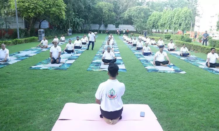 NGT Celebrates International Day Of Yoga 2025 With Participation By Justice Prakash Shrivastava, Chairperson, NGT, In The Presence Of Other Esteemed Members Of The Tribunal. NGT Celebrates International Day Of Yoga 2025 With Participation By Justice Prakash Shrivastava, Chairperson, NGT, In The Presence Of Other Esteemed Members Of The Tribunal.
