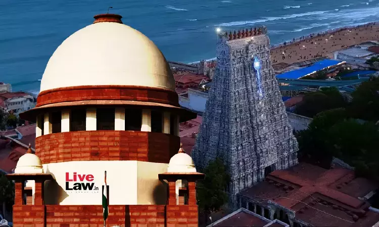 Supreme Court Refuses To Entertain Thiruchendur Temple Vidhayahars Plea Against Consecration Ceremony Timing