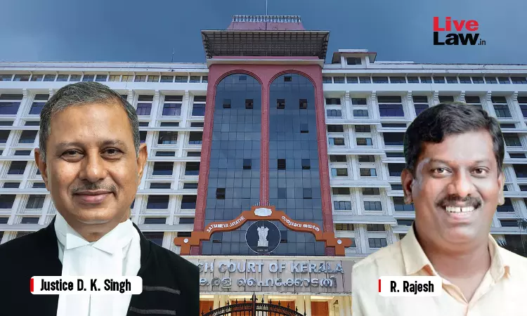 Nobody Is Above Law:Kerala High Court Orders Appearance Of Ex-CPM MLA Rajesh In Criminal Contempt Case Nobody Is Above Law:Kerala High Court Orders Appearance Of Ex-CPM MLA Rajesh In Criminal Contempt Case