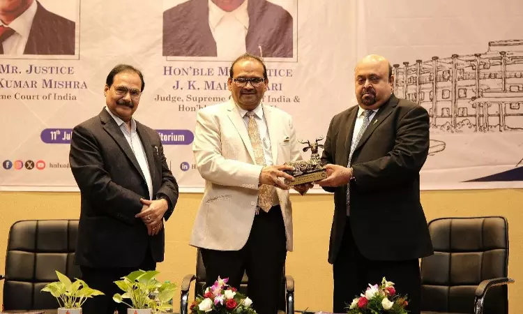 HNLU Welcomes Justice J.K. Maheshwari On His Maiden Visit To Campus