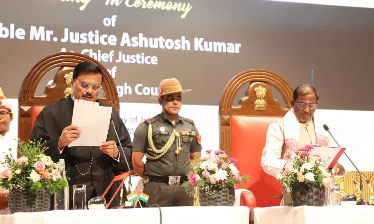 Justice Ashutosh Kumar Takes Oath As Chief Justice Of Gauhati High Court Justice Ashutosh Kumar Takes Oath As Chief Justice Of Gauhati High Court