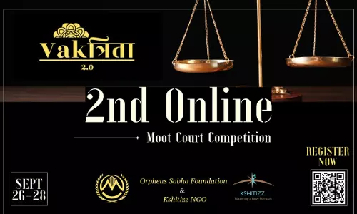 Vaktrita 2.0: 2nd Online Moot Court Competition By Orpheus Sabha Foundation & Kshitizz NGO [26th -28th September]