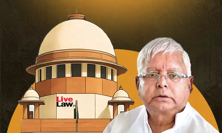 Fodder Scam | Supreme Court To Hear CBIs Appeal Against Suspension Of Lalu Prasad Yadavs Sentence On April 22 Fodder Scam | Supreme Court To Hear CBIs Appeal Against Suspension Of Lalu Prasad Yadavs Sentence On April 22
