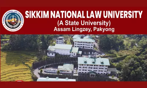 Sikkim National Law University: Admission Notice For Vacant Seats 2025–2026 [Apply By 15th August]