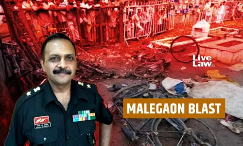 Alleged Acts Not Part Of Official Duty: NIA Court Rejects Col Purohits Sanction Plea, Says Charges Though Unproven Not Baseless