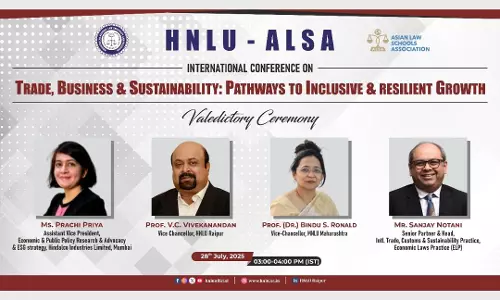 HNLU Concludes The International Conference On Trade, Business & Sustainability: Pathways To Inclusive & Resilient Growth