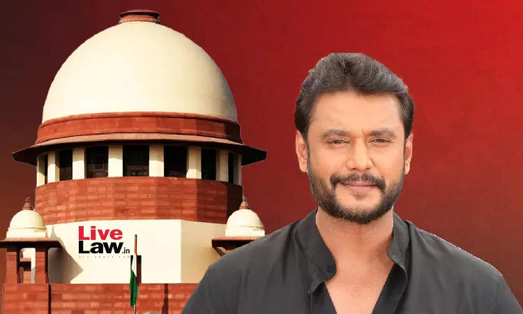 Kannada Actor Darshan Can Seek Bail If No Substantial Progress In Trial In 1 Year : Supreme Court In Renukaswamy Murder Case
