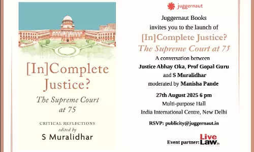 [In] Complete Justice? The Supreme Court at 75 Book Launch On Aug 27