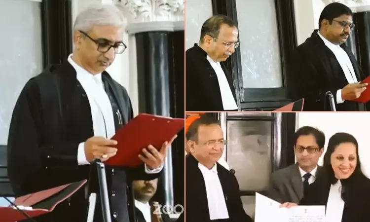 Three Advocates Sworn-In As Additional Judges Of Bombay High Court Three Advocates Sworn-In As Additional Judges Of Bombay High Court