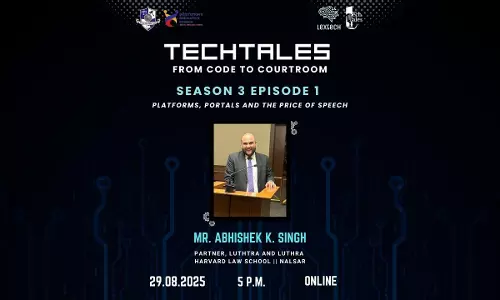 NLU Odisha LexTech Opens TechTales Season 3 With Abhishek K. Singh