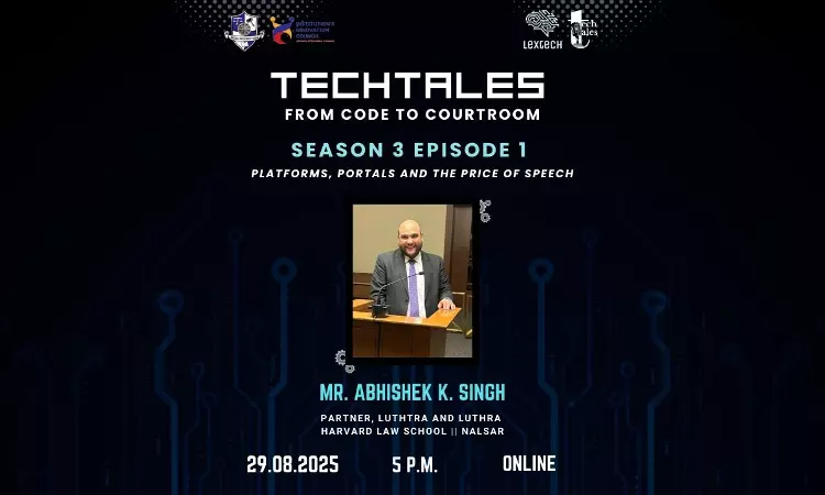 NLU Odisha LexTech Opens TechTales Season 3 With Abhishek K. Singh NLU Odisha LexTech Opens TechTales Season 3 With Abhishek K. Singh