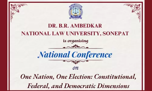 Call For Papers: DBRANLU National Conference On One Nation, One Election  [Register By 25th August]