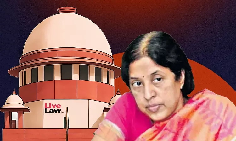 Supreme Court Stays Trial Against Telangana IAS Officer Y Srilakshmi In Obulapuram Mining Case