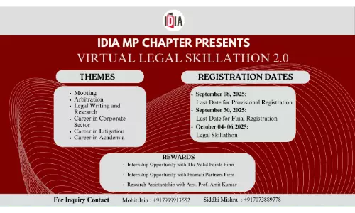 IDIA-MP Chapter To Host Virtual Legal Skillathon 2.0