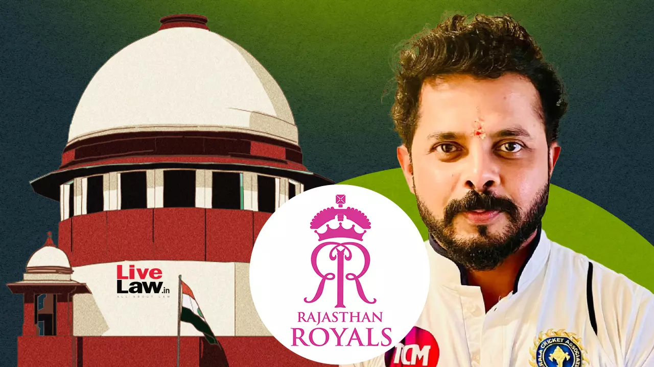 Insurer Moves Supreme Court Against NCDRC Order To Pay Rajasthan Royals Rs 82 Lakhs Over Sreesanths Injury In 2012 IPL Insurer Moves Supreme Court Against NCDRC Order To Pay Rajasthan Royals Rs 82 Lakhs Over Sreesanths Injury In 2012 IPL