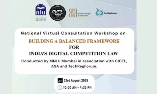 MNLU Mumbai Hosts National Virtual Consultation Workshop On Indias Digital Competition Law
