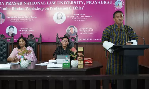 Indo-Bhutan Workshop On Professional Ethics Held At RPNLU Prayagraj Indo-Bhutan Workshop On Professional Ethics Held At RPNLU Prayagraj