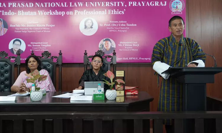 Indo-Bhutan Workshop On Professional Ethics Held At RPNLU Prayagraj Indo-Bhutan Workshop On Professional Ethics Held At RPNLU Prayagraj