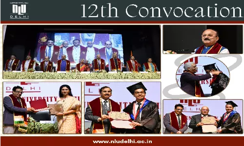 National Law University Delhi Organised Its 12th Convocation