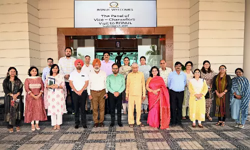 RGNUL Hosted Delegation Of Senior University Officials For Review & Interaction