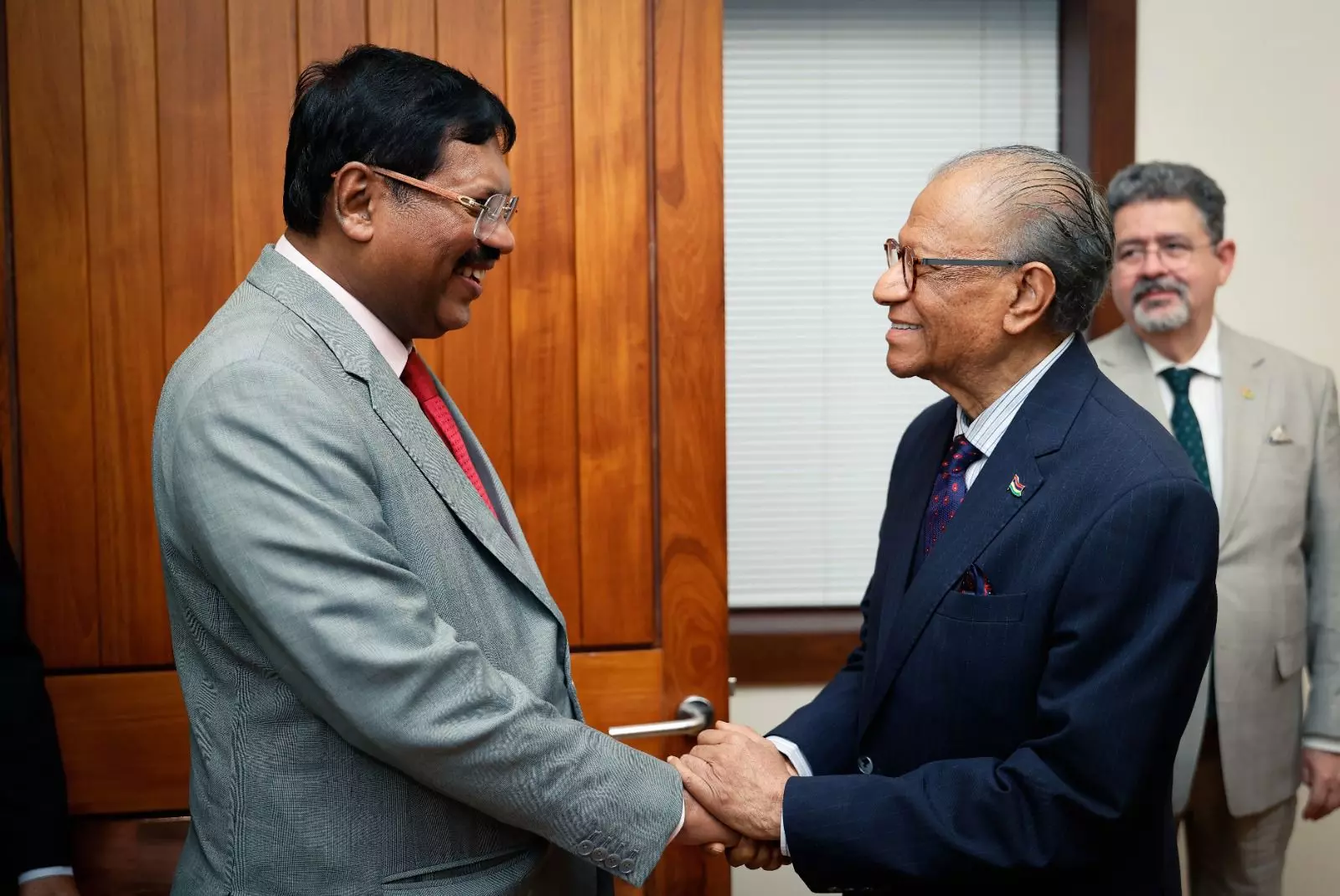 CJI BR Gavai with Mauritius PM Navinchandra Ramgoolam