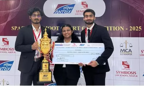 NLIU Bhopal Team Triumphs At SLS Nagpur-Antrix Space Law Moot Court  Competition, 2025