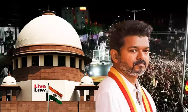 Karur Stampede | Supreme Court Asks Person Alleging Coercion By State Officials To Approach CBI Karur Stampede | Supreme Court Asks Person Alleging Coercion By State Officials To Approach CBI
