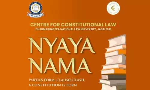 Dharmashastra National Law University (DNLU), Jabalpur Is Organizing Nyayanama 2025 – Academic Simulation By CCL With Total Cash Prizes Worth Rs. 80,000.