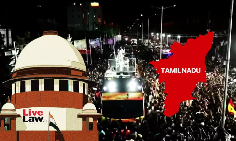 Karur Stampede | Want Everything To Be Fair: Supreme Court Refuses To Modify Direction That Supervisory Committee Members Should Not Be From Tamil Nadu Karur Stampede | Want Everything To Be Fair: Supreme Court Refuses To Modify Direction That Supervisory Committee Members Should Not Be From Tamil Nadu