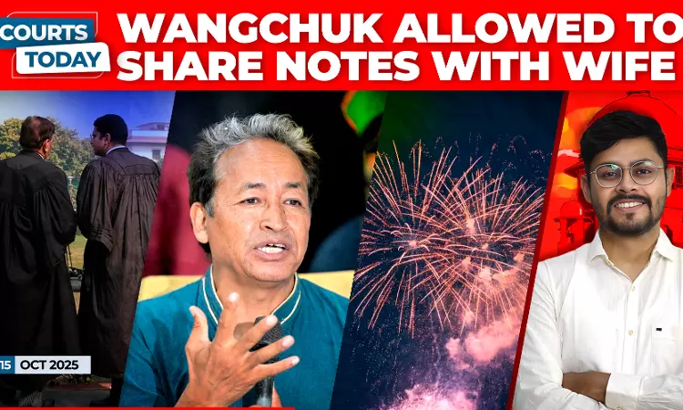 SC on Wangchuk| Green Crackers| Humane Death| High Courts on RTI Misuse SC on Wangchuk| Green Crackers| Humane Death| High Courts on RTI Misuse