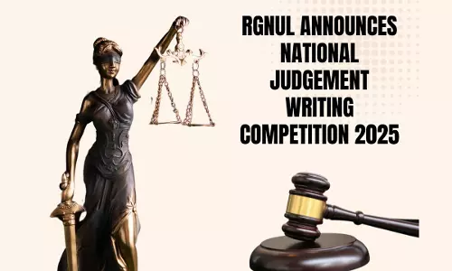 RGNUL Announces National Judgement Writing Competition 2025 RGNUL Announces National Judgement Writing Competition 2025