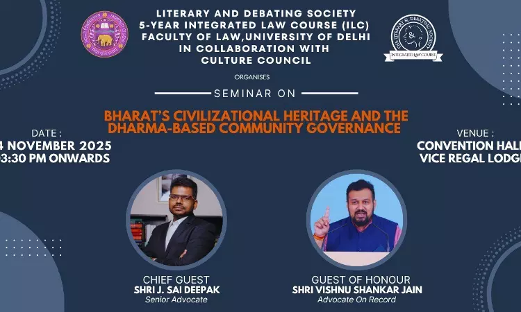 University of Delhi Announces National Seminar on Bharats Civilizational Heritage and Community Governance University of Delhi Announces National Seminar on Bharats Civilizational Heritage and Community Governance