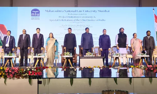 MNLU Mumbai Launches Permanent Campus Project With Felicitation Of Chief Justice Of India