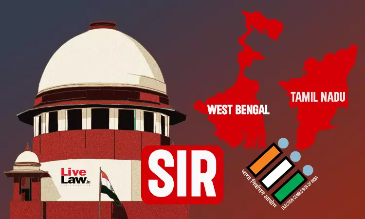Supreme Court Seeks ECIs Response On Pleas Challenging SIR In Tamil Nadu & West Bengal; Asks HCs To Not Hear Same Issue Supreme Court Seeks ECIs Response On Pleas Challenging SIR In Tamil Nadu & West Bengal; Asks HCs To Not Hear Same Issue