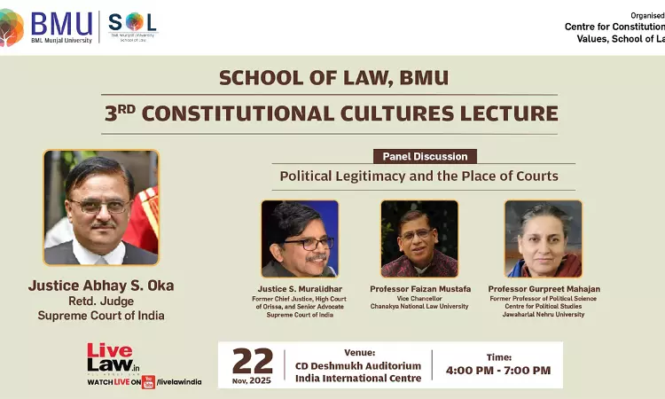 BMU Organises 3rd Constitutional Cultures Lecture: Panel To Discuss Political Legitimacy and The Place Of Courts BMU Organises 3rd Constitutional Cultures Lecture: Panel To Discuss Political Legitimacy and The Place Of Courts