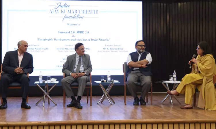 Justice Ajay Kumar Tripathi Foundations Samvaad Positions Sustainable Development As Indias Next Constitutional Frontier Justice Ajay Kumar Tripathi Foundations Samvaad Positions Sustainable Development As Indias Next Constitutional Frontier