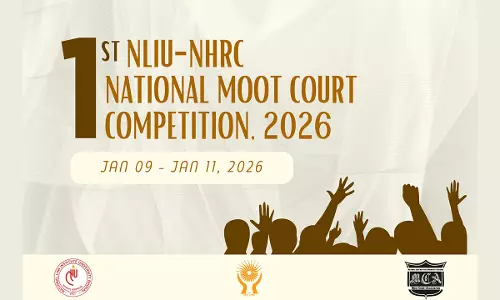 NLIU-NHRC National Moot Court Competition 2026: Advancing Human Rights In Criminal Justice NLIU-NHRC National Moot Court Competition 2026: Advancing Human Rights In Criminal Justice