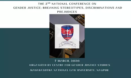 MNLU Nagpur Announces 2nd National Conference On Gender Justice: Breaking Stereotypes, Discriminations & Prejudices MNLU Nagpur Announces 2nd National Conference On Gender Justice: Breaking Stereotypes, Discriminations & Prejudices