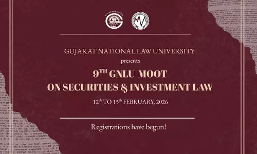 9th GNLU Moot On Securities And Investment Law, 2026 At GNLU, Gandhinagar – Register By Dec 15, 2025 9th GNLU Moot On Securities And Investment Law, 2026 At GNLU, Gandhinagar – Register By Dec 15, 2025