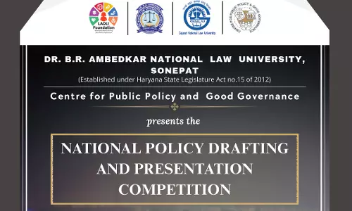 Centre For Public Policy & Good Governance, DBRANLU Announces National Policy Drafting Presentation Competition