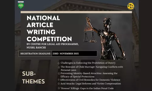 National Article Writing Competition, 2025 | CLAP-NUSRL | 14th December, 2025