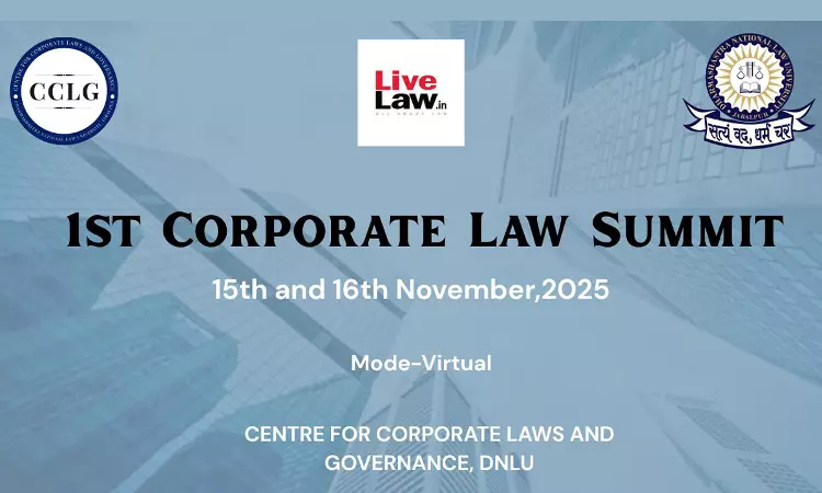CCLG, DNLU Jabalpur Organised Corporate Law Summit 2025 CCLG, DNLU Jabalpur Organised Corporate Law Summit 2025