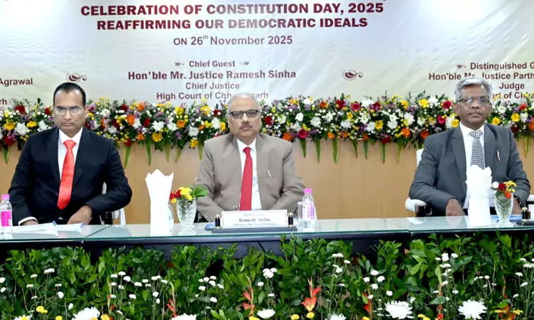 Chhattisgarh High Court Celebrates Constitution Day, Reaffirms Commitment To Democratic Ideals Chhattisgarh High Court Celebrates Constitution Day, Reaffirms Commitment To Democratic Ideals