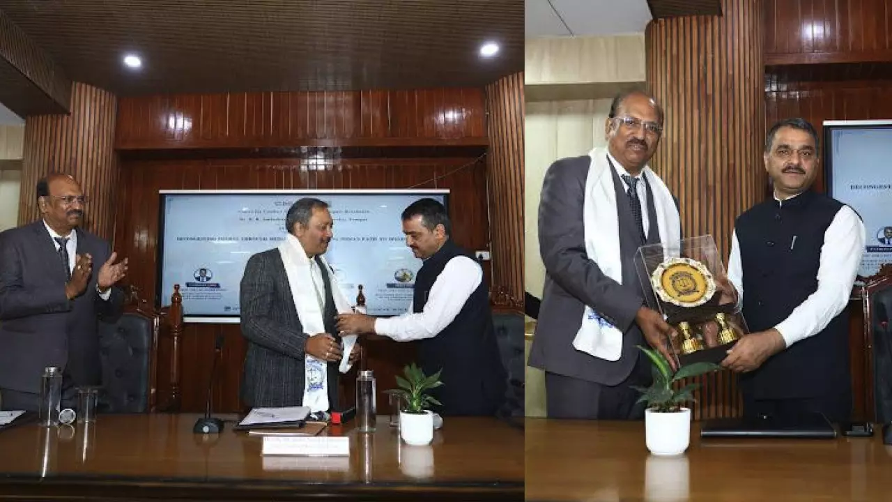 Justice Vinod S. Bhardwaj Highlights Mediation As A Key Instrument For Access To Justice At DBRANLUs Constitution Day Seminar Justice Vinod S. Bhardwaj Highlights Mediation As A Key Instrument For Access To Justice At DBRANLUs Constitution Day Seminar