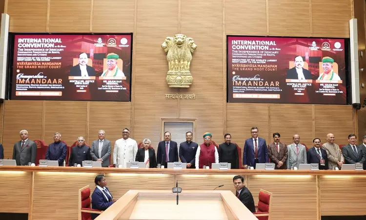 Chief Justice Of India And Law Minister Inaugurate Worlds Largest Moot Court At Jindal Global Law School Chief Justice Of India And Law Minister Inaugurate Worlds Largest Moot Court At Jindal Global Law School