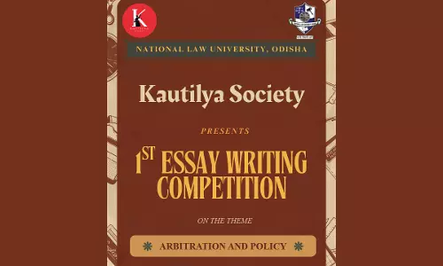 1st Kautilya Society NLUO Essay Writing Competition, 2025 [Registration Extended]