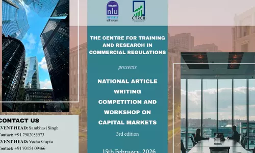 Centre For Training And Research In Commercial Regulations, MNLU Mumbai, Invites Registrations For 3rd National Article Writing Competition And Workshop On Capital Markets, 2026