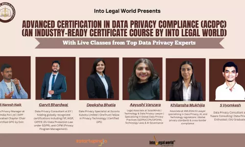 [Advertisement] Advanced Certification in Data Privacy Compliance (ACDPC) Announced by Into Legal World