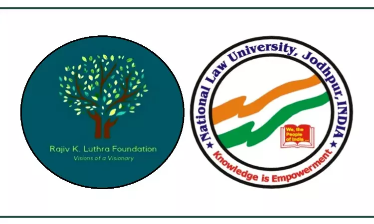 NLU Jodhpur And Rajiv K. Luthra Foundation Sign MoU to Establish Rajiv K. Luthra–NLUJ Accessibility Lab NLU Jodhpur And Rajiv K. Luthra Foundation Sign MoU to Establish Rajiv K. Luthra–NLUJ Accessibility Lab