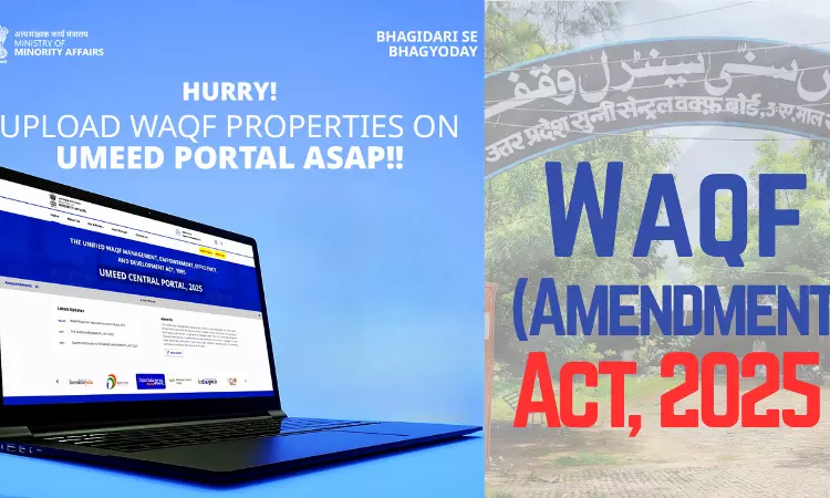 Persistent Technical Glitches : UP State Waqf Tribunal Grants 6-Month Extension To Register Waqf Properties On UMEED Portal Persistent Technical Glitches : UP State Waqf Tribunal Grants 6-Month Extension To Register Waqf Properties On UMEED Portal